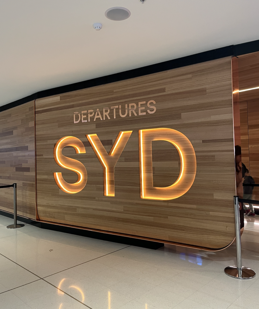 Sydney Airport Departures